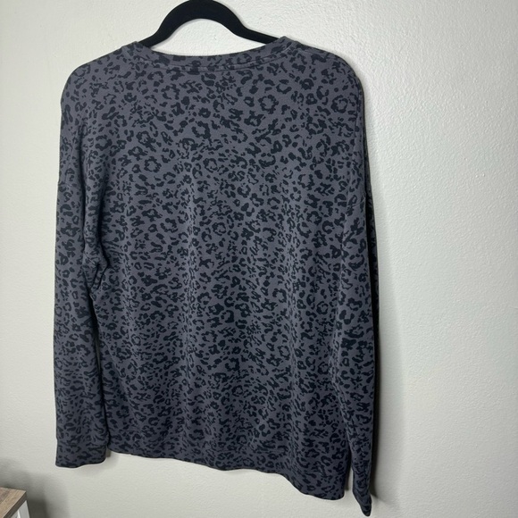 Athleta PURE LUXE LEOPARD PRINT SWEATSHIRT - Picture 8 of 10